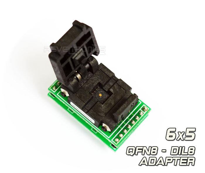 Adapter QFN-8/DIL-8  ZIF